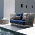 Karoisoutdoor Creative Rattan Sofa Garden Balcony Hotel Wicker Chair Size Simple Modern Rattan Sofa