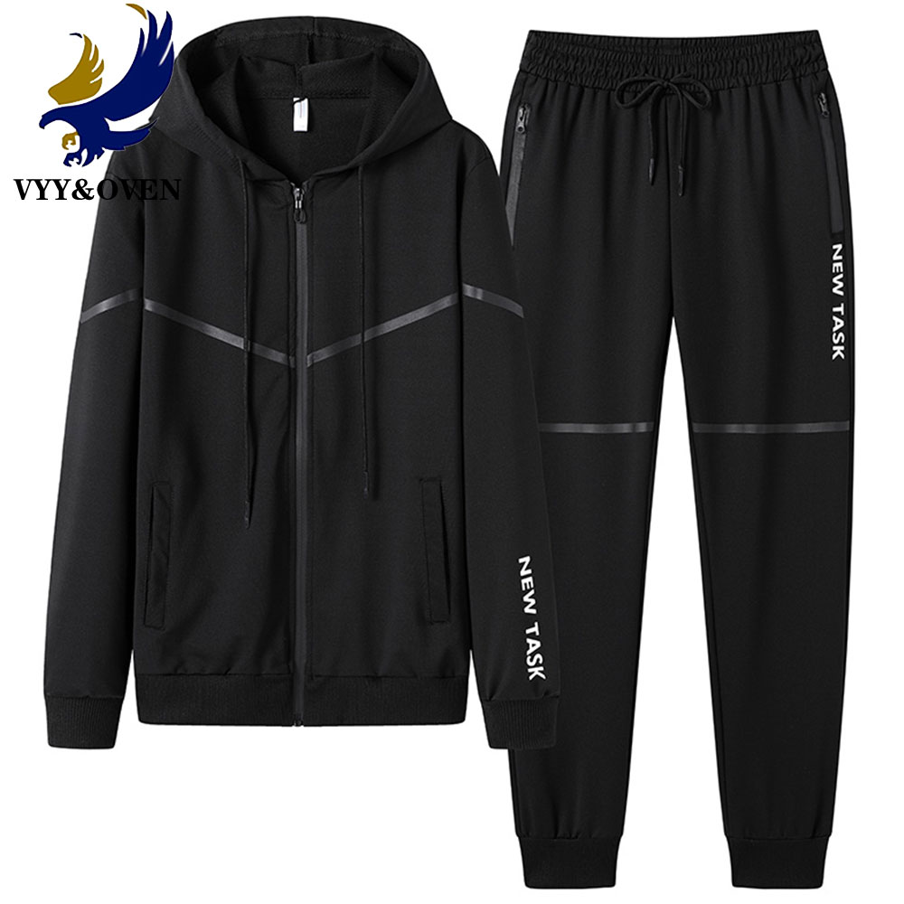 VYY&OVENCouple sports suit men's casual coat sportswear autumn Top Men's outdoor running suit fashion suit