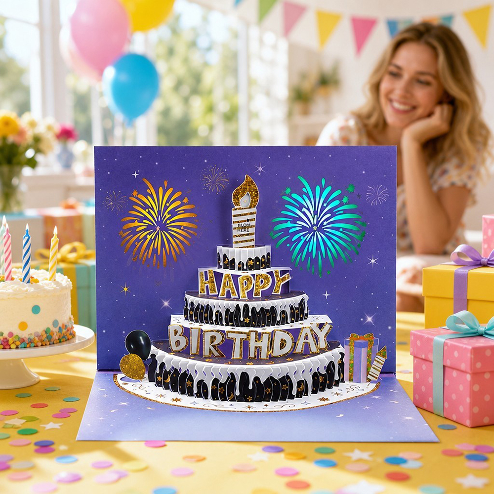 blow sensor greeting card