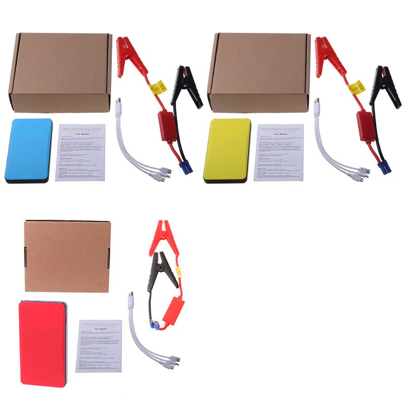 12V 20000mAh Multi-Function Car Jump Starter Power Bank Emergency Charger Booster Battery