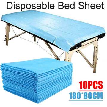 10PCs 180 x 80cm Disposable SPA Massage Bedsheet Waterproof Bed Sheets Soft Breathable Massage Beauty Salon Bed Table Cover