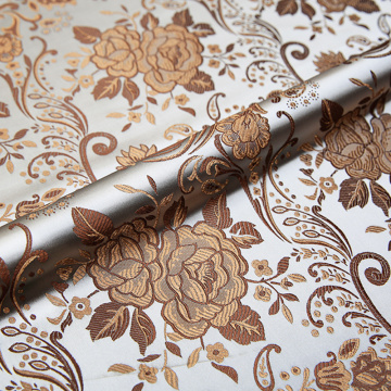 Wholesale peony brocade fabric 50cm*75cm satin cloth custume imitation silk material