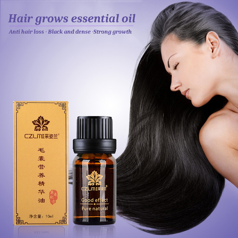 CZLMI 10ML Hair Growth Essence Hair Repair Treatment Liquid Regrowth Essential Oil Serum Preventing Hair Loss Fast Restoration