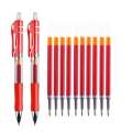 Retractable pens refills Set black/red/blue ink large capacity 0.5 mm Ballpoint Pen for Office school writing supplies