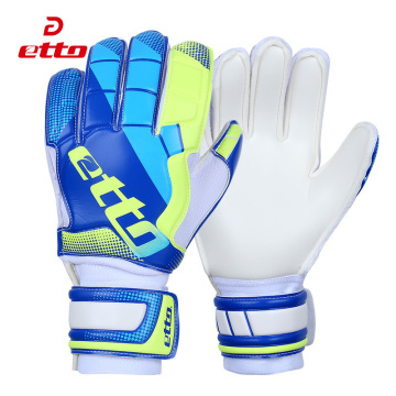 Etto Professional Latex Goalkeeper Gloves Men Women Football Soccer Training Match Goalie Gloves With Fingers Protection HSG417