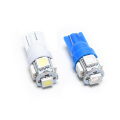 2Pcs/Set DC 12V Blue 5 LED Car License Plate Light Lamp Bulbs Number Plate Light For Motorcycle Boats