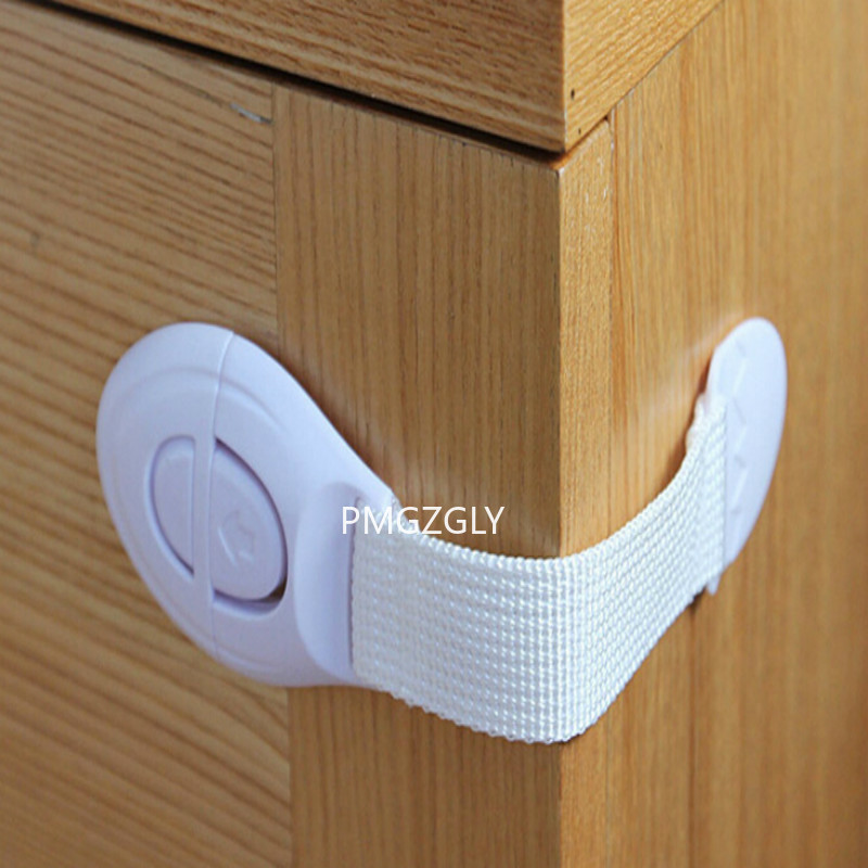 5/10 PC Kids Baby Safety Drawer Cabinet Locks Straps Cloth Plastic Multifunction Fridge Door Refrigerator Drawer Cabinet Locks