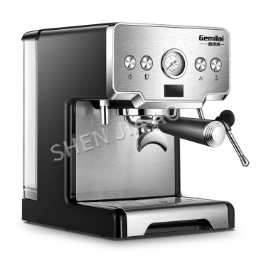 Stainless Steel Italian Coffee Maker espresso machine CRM3605 15bar home semi-automatic pump type coffee machine 1450W