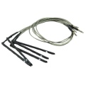 5 pcs Bendable Acoustic Guitar Transducer Sensitivity Piezo Bridge Pickup Cable