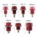 M12x1.5 M12x1.25 M14x1.5 Aluminum Alloy Magnetic Oil Drain Plug &Oil Drain Plug M76E