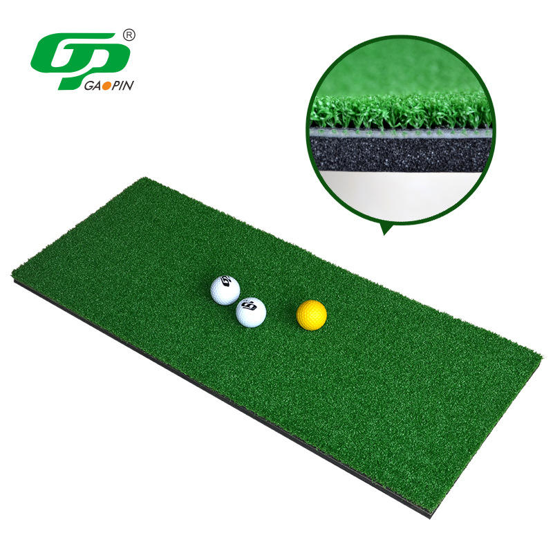 Customize Nylon Green Grass Mat Golf Hitting Turf Mini Golf Mat Golf Fairway Mat for Indoor Outdoor4