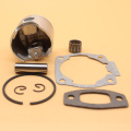 46MM PISTON BEARING CYLINDER MUFFLER GASKET KIT FOR HUSQVARNA 55, 55 RANCHER CHAINSAW 503 60 81-71 / 503608171