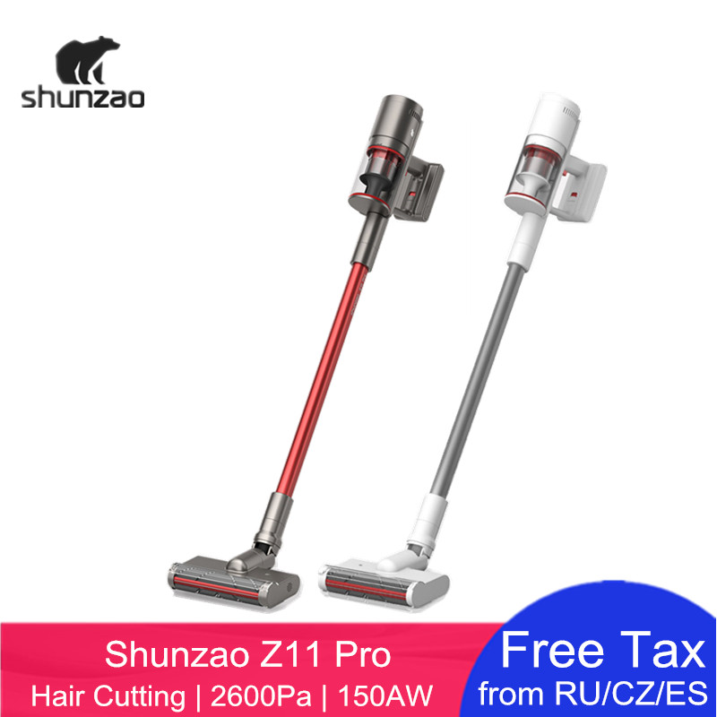 2021 New Xiomi Youpin Shunzao Z11 / Z11 Pro Handheld Cordless Vacuum Cleaner 26000Pa 150AW Suction Hair Cutting Upgraded Version