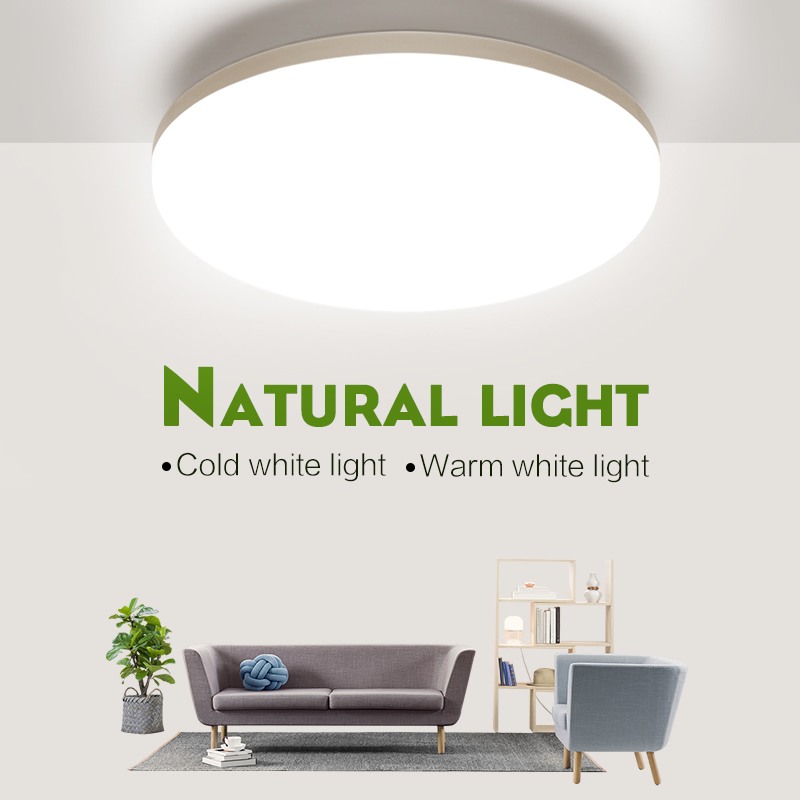 LED ceiling lights for room 18W 24W 36W 48W Cold Warm White Natural light LED fixtures ceiling lamps for living room lighting