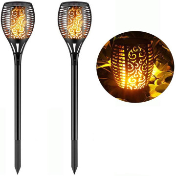 33 LED Solar Torch Lights Waterproof Flickering Flame Decoration Lighting Outdoor Security Path Light for Garden Patio Deck Yard