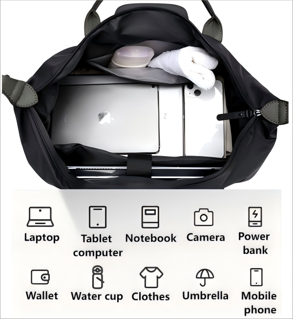 Men's Compact Waterproof Travel Handbag