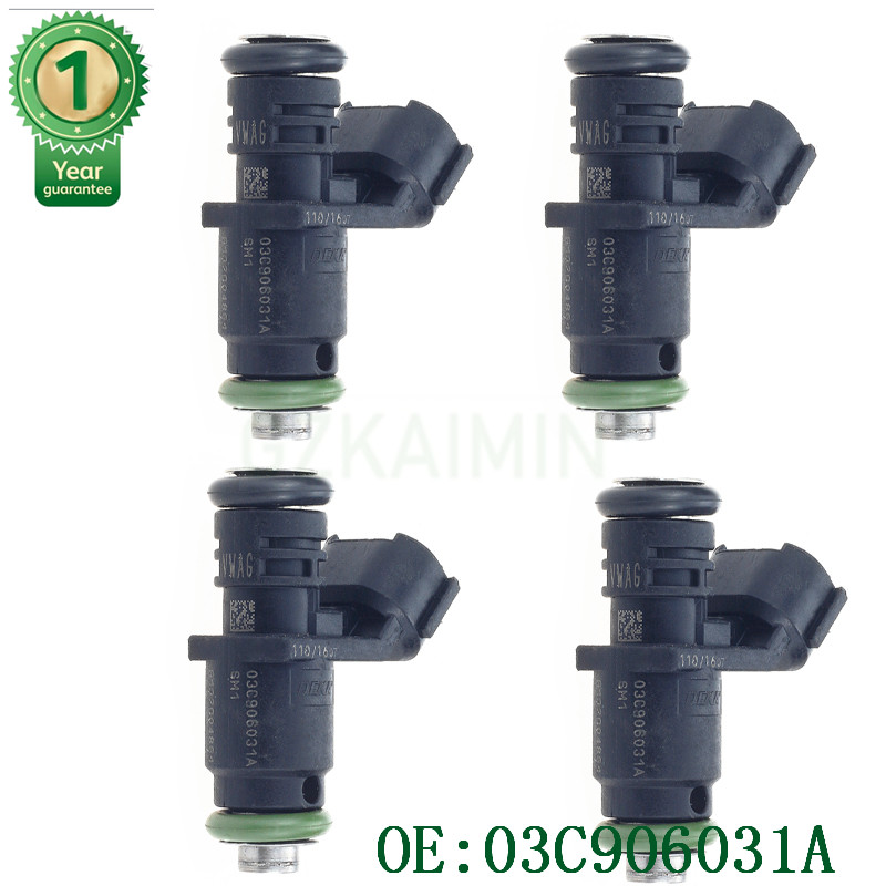 4X high quality FUEL NOZZLE INJECTOR nozzle 03C906031A 03C 906 031 A for VW /for Audi / for Skoda 03C906031 03C 906 031