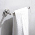 Black Gold Wall Mounted Towel Bar Tissue Paper Roll Holder Bath Towel Rack Tube Kitchen Bathroom Accessories 304 Stainless Steel