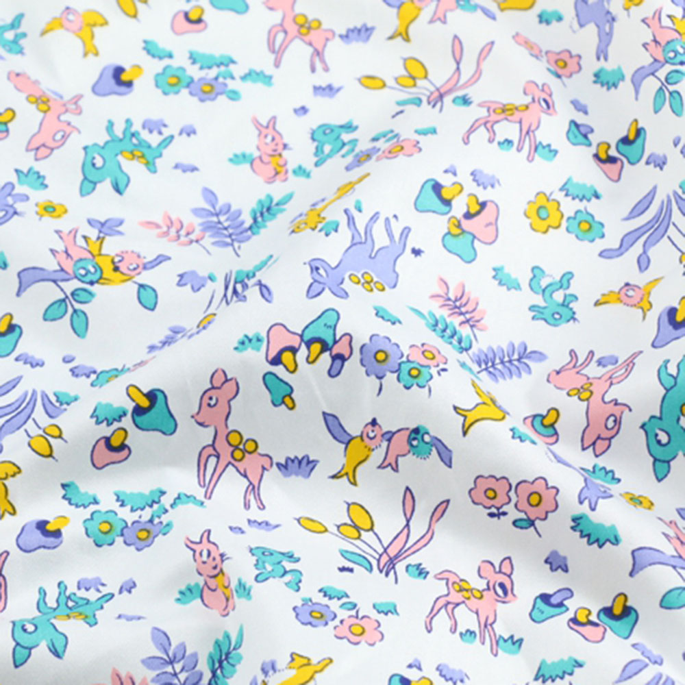 Printed Dinosaur Animal 100% Cotton Twill Kids Fabric, Patchwork Cloth, DIY Sewing Quilting Bed Sheet Materials For Baby&Child