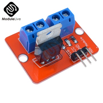 5pcs Top Mosfet Button IRF520 Mosfet Driver Module For Arduino MCU ARM For Raspberry Pi 3.3V-5V IRF520 Power MOS PWM Dimming LED