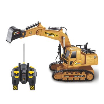 2.4G 1:18 RC Excavator Engineering Tractor Truck Toys Boys Simulation Remote Control Car Model Toy for Children New Year Gift