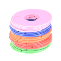 5pcs/lot Divider Blank round plastic sizer marker hangrail size disc apparel rack hanger rails colored size marking ring