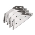 4PCS Stainless Steel Angle Corner Brackets Fasteners Protector Right Angle Corner Stand Supporting Furniture Hardware