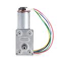 1 pcs Geared Motor High Torque Reduction Motor with Encoder Srong Self-locking Reduction Geared Motor 10-100RPM Worm Gear Box