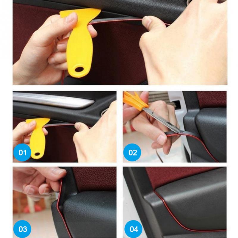 High Quality Car Decoration Bright Strip High-quality PVC Car Sticker For Ford AWD BMW Auto Product Car Accessories