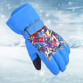 Skiing Gloves kids Girls princess Children Winter Warmer Ski Gloves Sports Waterproof Windproof Snow Mittens Extended Wrist