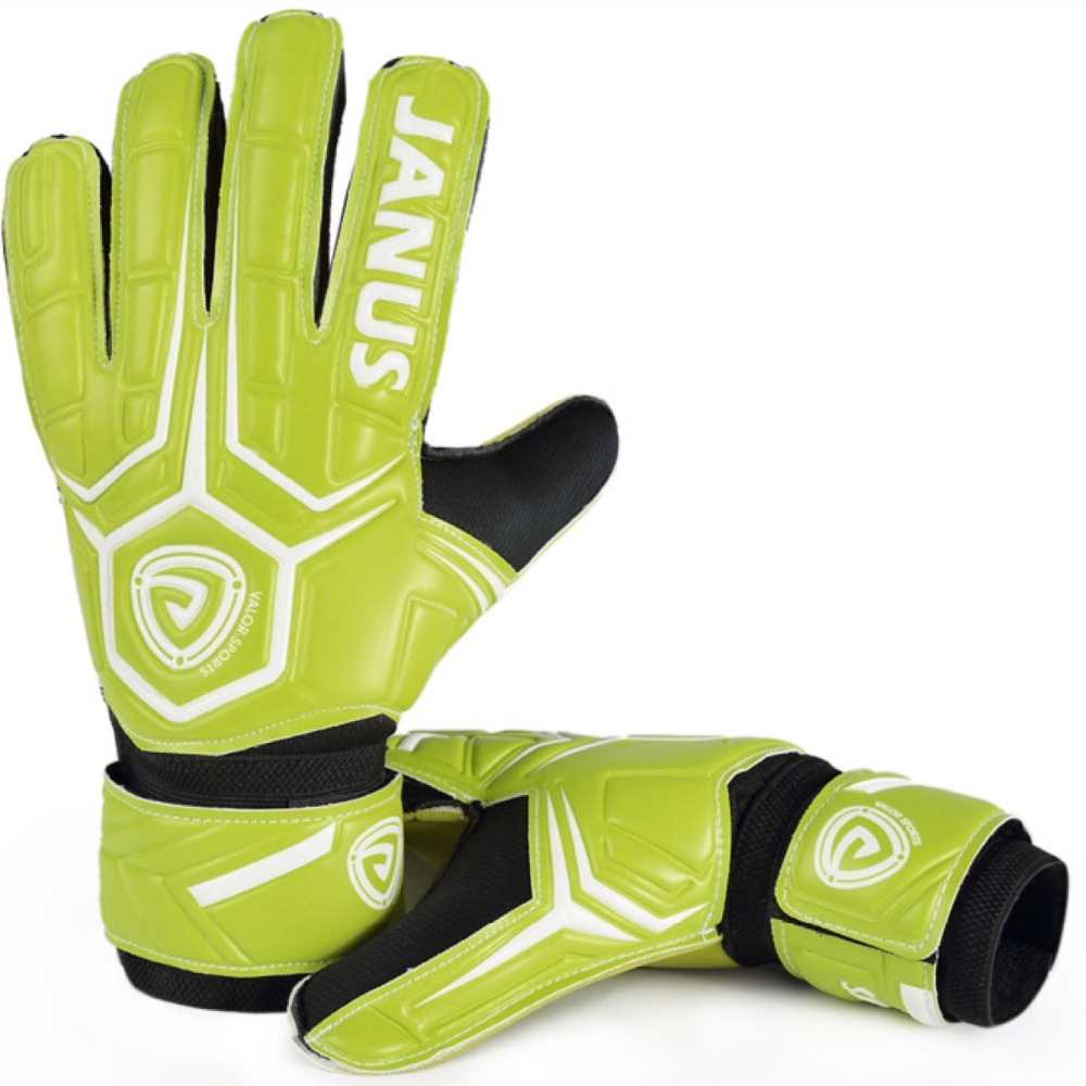 Janus Professional Adult Football Goalkeeper Gloves Men's Soccer Goalie Kits Training Gloves Keepers Finger Protection