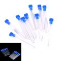 Chemistry Plastic Test Tubes Vials Seal Caps Pack Container Office School Chemistry Supplies Lab Supplies