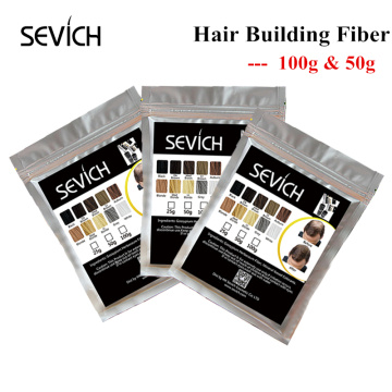 Hair Fibers 10 Color Keratin Hair Building Fiber Powder Instant Hair Growth Fiber Refill 50g Hair Care Product 100g