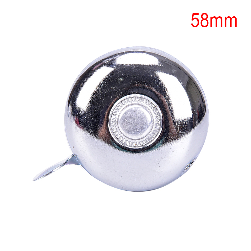 Safety Metal Bicycle Ring Bike Handlebar Ring Bell Bicycle Bell For Outdoor Sports Sound Alarm Silver Warn Cycling Accessories