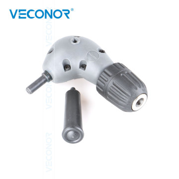 VECONOR 90 Degree Right Drill Attachment Electric Drill Angle Adaptor 3/8