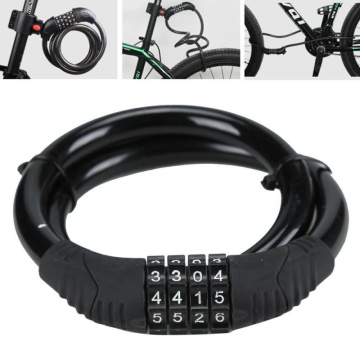 New Bicycle Lock Code Key Locks Bike Cycling Password Combination Security Steel Wire Locks Bicycle Accessories Dropshipping