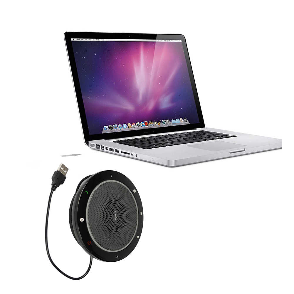 Bluetooth Conference Microphone USB Omni-direction Audio Pickup Speakerphone