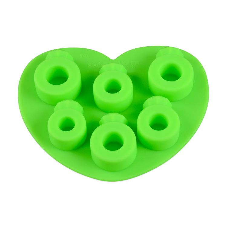 High Quality Diamond Ring Ice Mold Silicone Mold Cooking Tools Cookie Cutter Ice Molds Cream Mould Ice Cream Tools E243