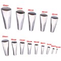 14pcs Glass Glue Nozzle Applicator Finishing Tool Glue Gun Mouth Stainless Steel Caulking Nozzle Specially Designed for Sealant