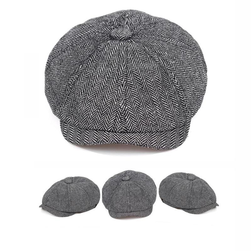 Fashion Men's Cabbie Newsboy Cap Men Ivy Hat Golf Driving Beret Summer Sun Flat Men Winter Hat