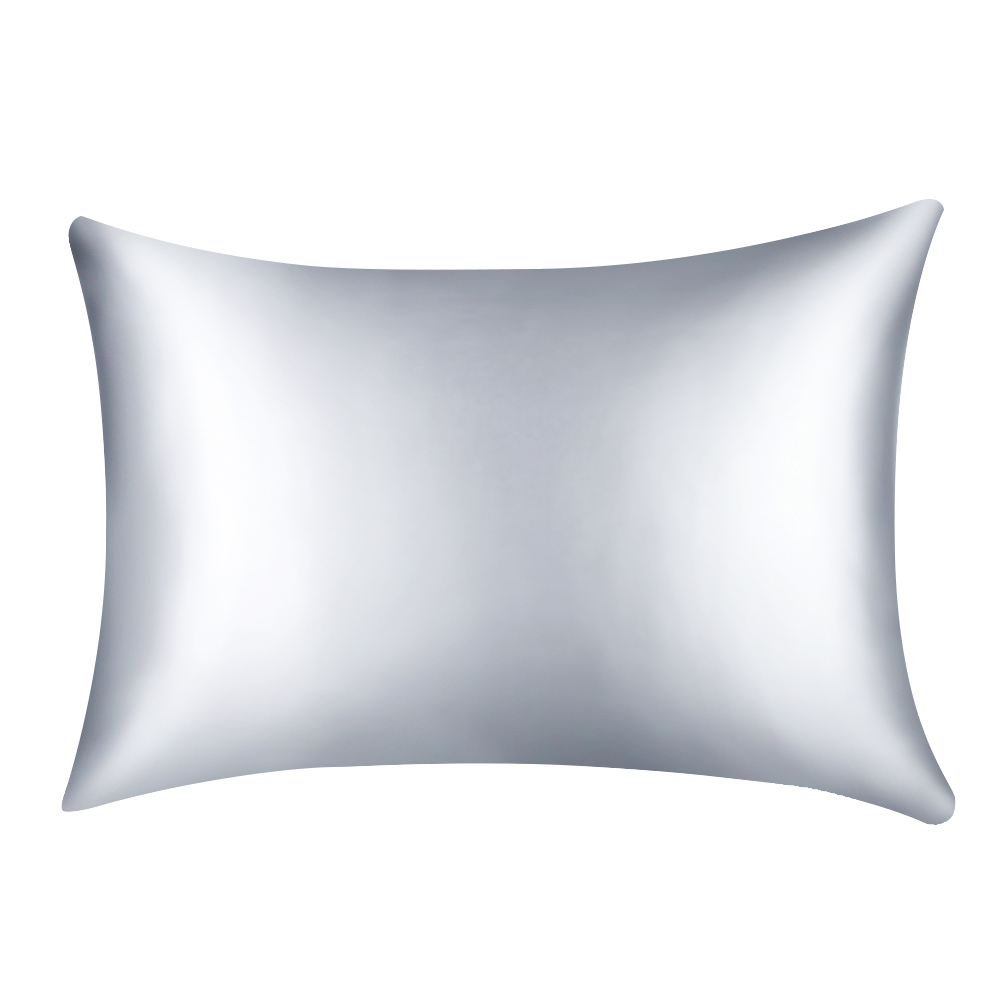 Pure Emulation Satin Silk Pillowcase Soft Mulberry Plain Pillow Case Cover Chair Seat Square Pillow Single Cover Home
