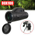 BAK4 80X100 Optics Zoom HD Lens Military Army Waterproof Hiking Hunting Monocular Telescope Professional