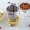 New Kitchen Accessories Tea Mesh Metal Infuser Stainless Steel Cup Tea Strainer Tea Leaf Filter with Cover Filter Tea Strainer
