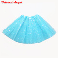 Children Translucent 3-Layer Fluffy Pettiskirts Tutu Saias Kids Baby Skirts Princess Skirt Girls Dance Wear Party Clothes 2-8Y