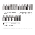 100pcs Screwdriver Security Bit Set Torx Tamper Screws Hex Key Phillips Slotted Tri-Wing Car Repair Screwdriver Hand Tool Kit