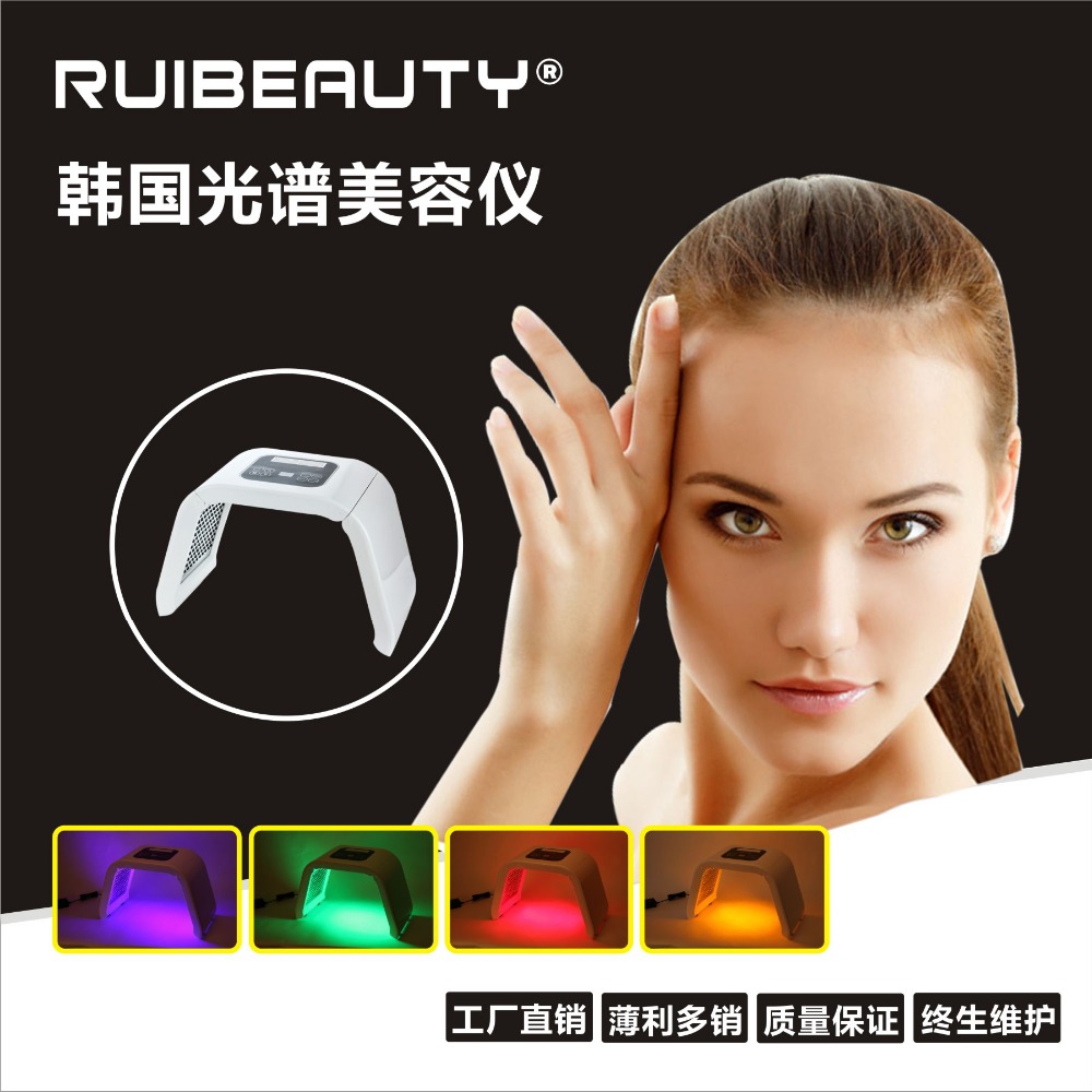 New 4 Color PDT LED Light Therapy Machine LED Facial Beauty SPA PDT Therapy For Skin Rejuvenation Acne Remover Anti-wrinkle