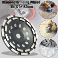 115/125/180mm Diamond Grinding Wheel Disc Bowl Shape Grinding Cup Concrete Granite Stone Ceramics Tools