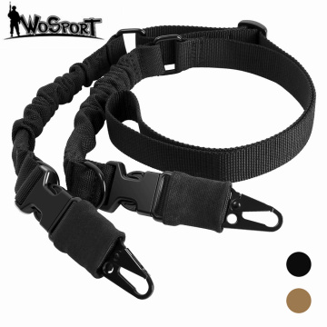 Tactical 2 Point Gun Sling with QD Metal Buckle Adjustable Traditional Rifle Sling Gun Shoulder Strap Hunting Gun Accessories