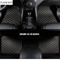 High quality artificial leather universal car floor mat for fiat all models fiat 500x bravo palio albea panda doblo car mats