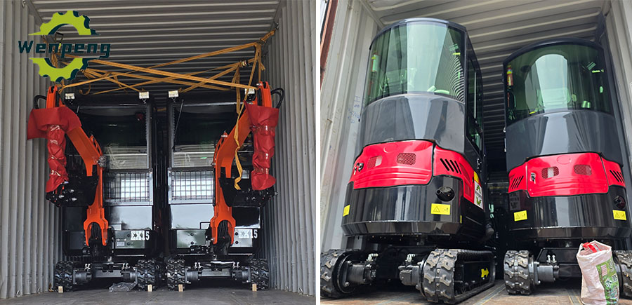 1.5 ton mini excavator delivery